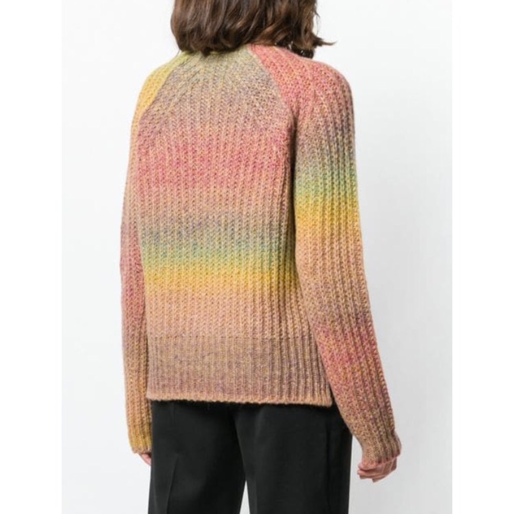 SOLD ACNE Kyla Rainbow Knit Sweater - Picture 4 of 10